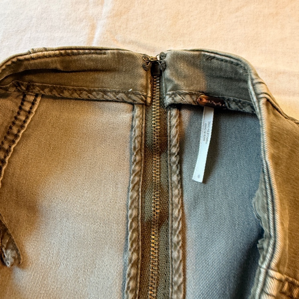 Free People Camo Mini Skirt - Picture 5 of 6